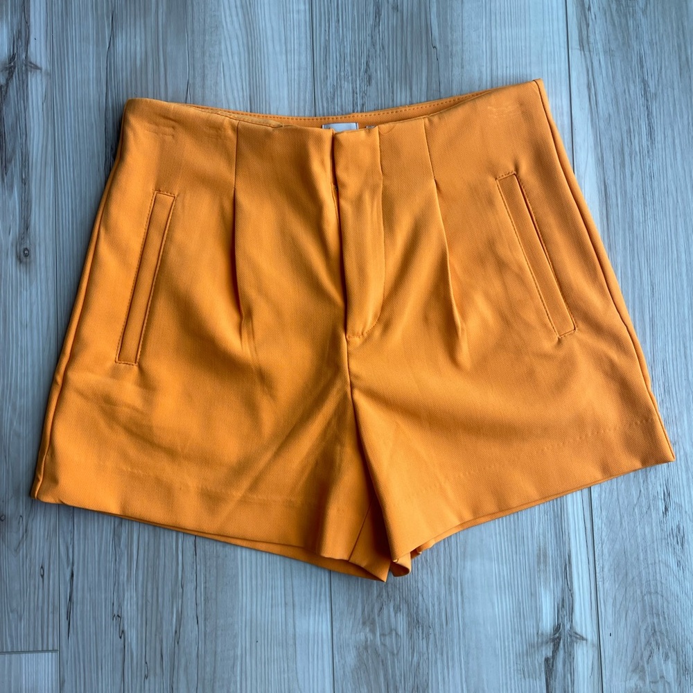 a new day Women's High Waist Shorts in Bright Orange